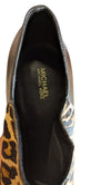 Michael Kors Leopard Print Zip-Front Heels – Size 10M