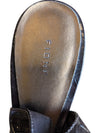 Fioni Brown Croc-Embossed Peep-Toe Slingback Heels
