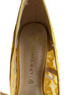 Primark Yellow Lace Pointed-Toe Heels – Size 9