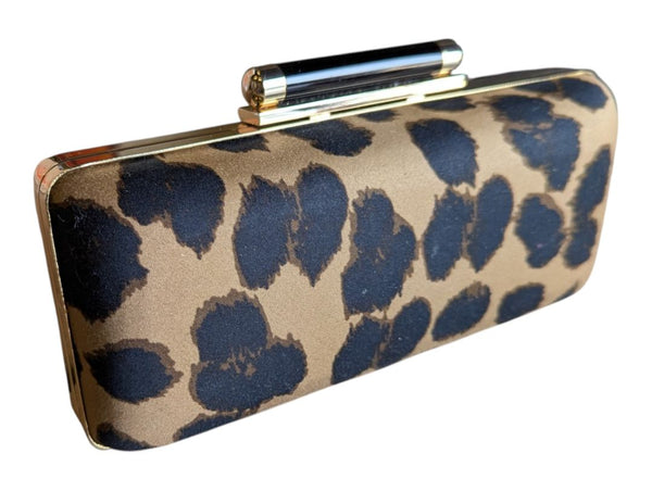 Hobbs Invitation Leopard Print Evening Clutch