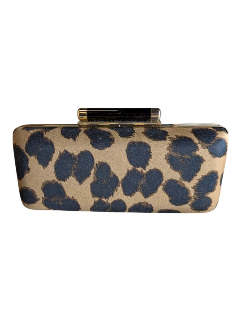 Hobbs Invitation Leopard Print Evening Clutch