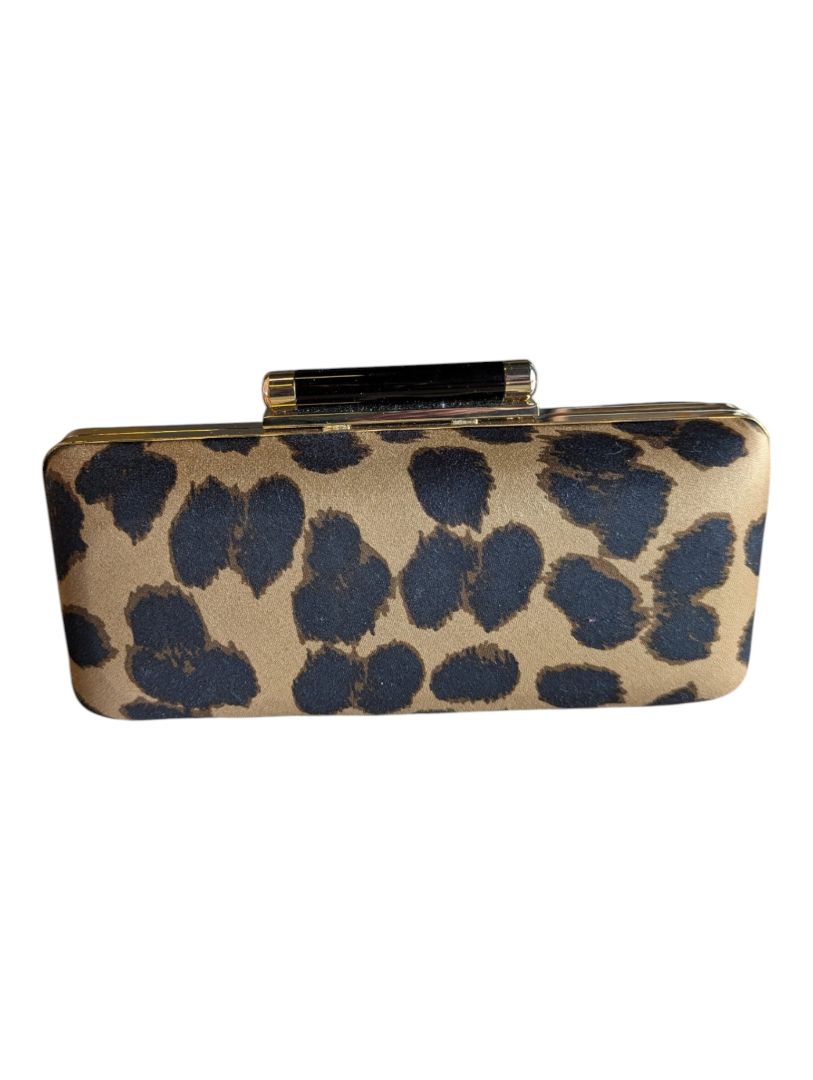 Hobbs Invitation Leopard Print Evening Clutch