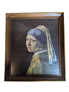 Framed “Girl with a Pearl Earring” Reproduction Print