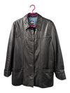 B&C Bod & Christensen Black Leather Jacket
