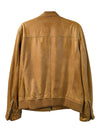 Danier Tan Leather Bomber Jacket