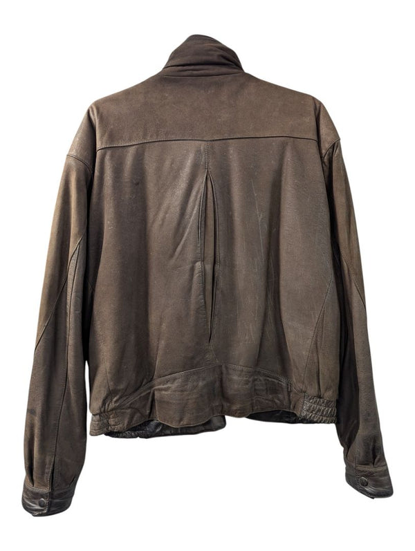 Charles Klein Black Leather Jacket