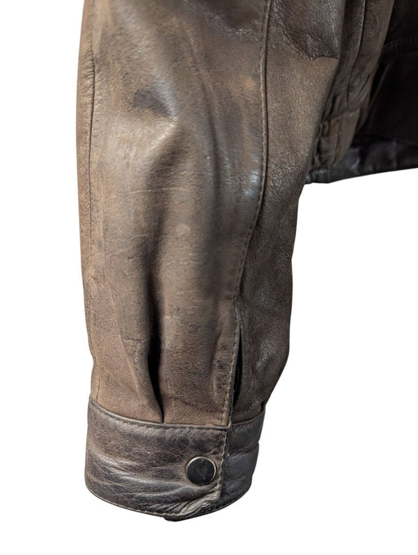 Charles Klein Black Leather Jacket