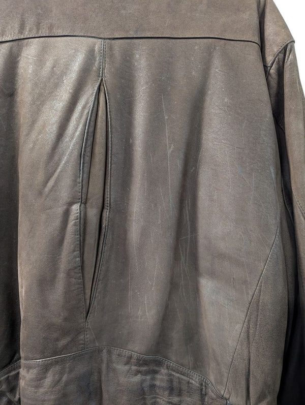 Charles Klein Black Leather Jacket