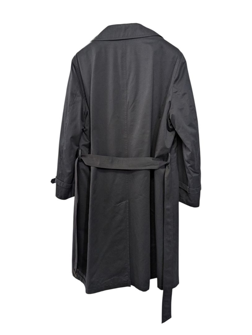 dELMOD Navy Double-Breasted Trench Coat
