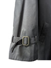 dELMOD Navy Double-Breasted Trench Coat