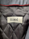 dELMOD Navy Double-Breasted Trench Coat