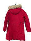 Con Spirit Canada Platinum Edition Red Down Parka with Fur-Trim Hood