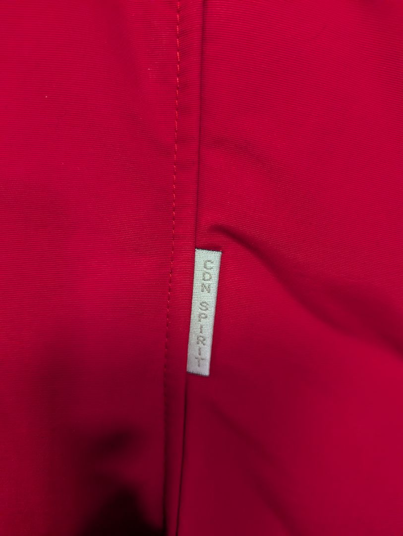 Con Spirit Canada Platinum Edition Red Down Parka with Fur-Trim Hood