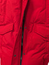 Con Spirit Canada Platinum Edition Red Down Parka with Fur-Trim Hood