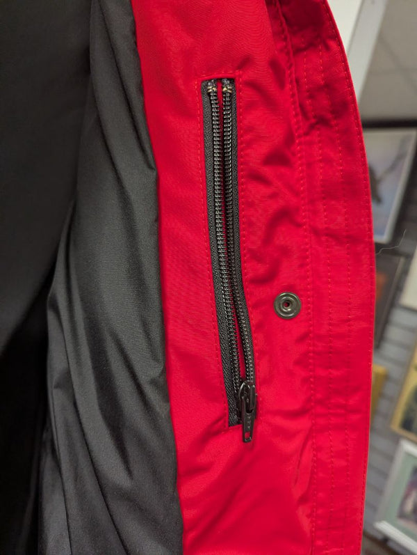 Con Spirit Canada Platinum Edition Red Down Parka with Fur-Trim Hood