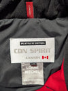 Con Spirit Canada Platinum Edition Red Down Parka with Fur-Trim Hood
