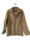 Mantles Taupe Button-Front Jacket