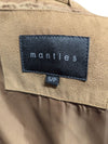 Mantles Taupe Button-Front Jacket