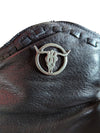 Black Leather Western Ankle Boots – Size 9