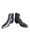 Black Leather Western Ankle Boots – Size 9