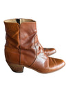Brown Leather Ankle Boots – Size 9