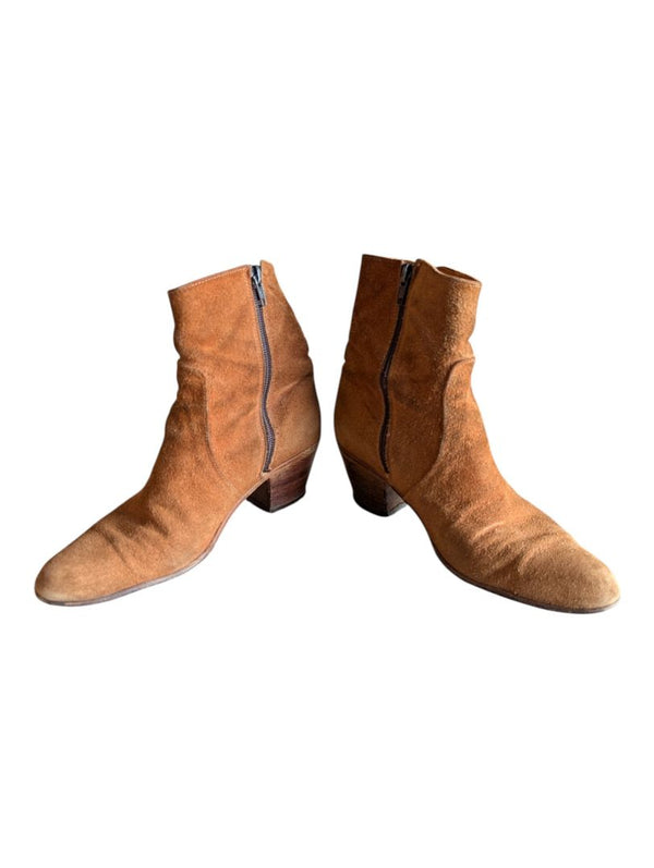 Brown Suede Ankle Boots – Size 9