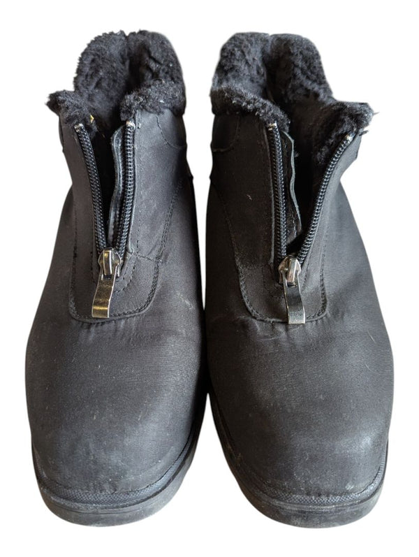 Toe Warmers International Black Waterproof Ankle Boots – Size 8 W/L