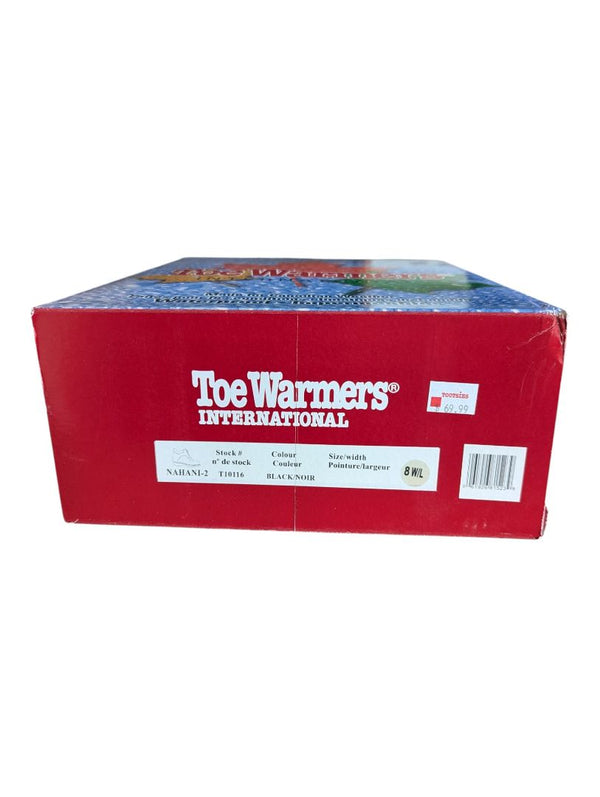 Toe Warmers International Black Waterproof Ankle Boots – Size 8 W/L