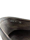 Naturalizer Black Leather Peep-Toe Heels – Size 9