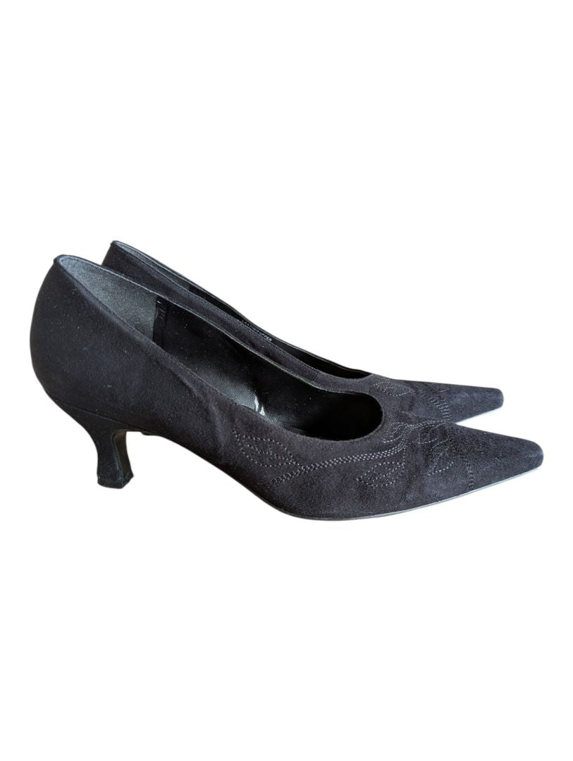 Naturalizer “Medley” Black Pointed-Toe Heels – Size 9M