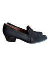 Nicole Tessa Black Nubuck Low-Heel Loafers – Size 8.5M