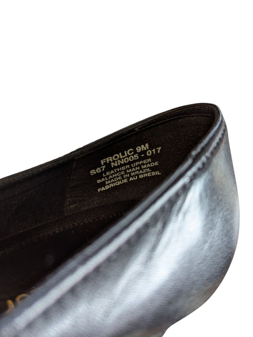 Naturalizer Frolic Black Leather & Patent Pumps – Size 9M