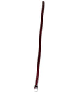 Burgundy Croc-Embossed Genuine Leather Belt