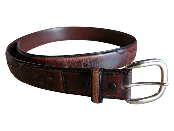 Silver Creek Classics Brown Leather Belt – Size 34