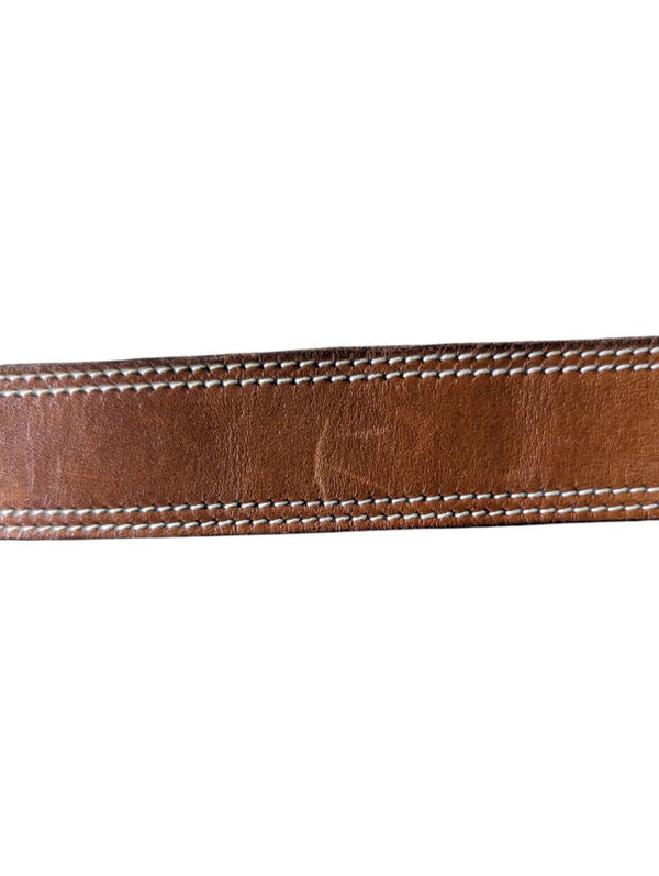 Brown Leather Belt – Size 34"