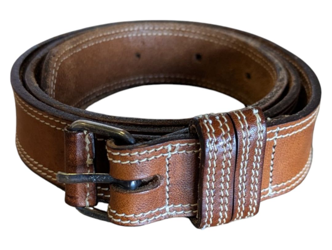 Brown Leather Belt – Size 34