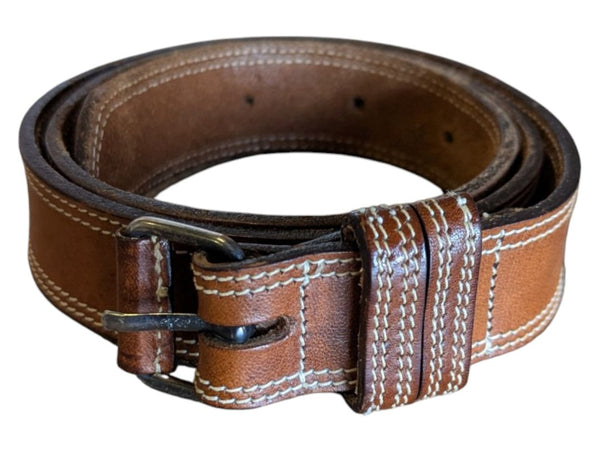 Brown Leather Belt – Size 34"