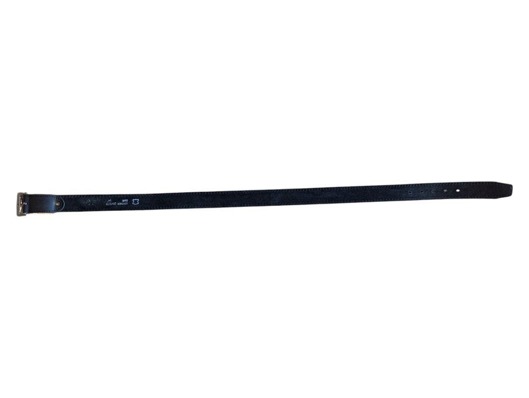 Black “501” Leather Belt