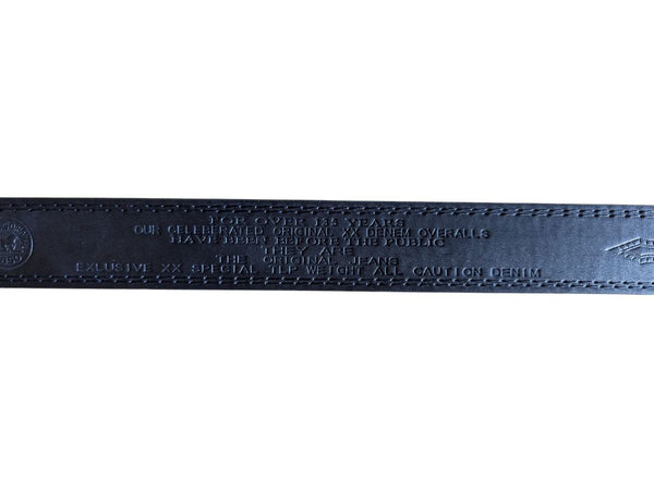 Black “501” Leather Belt