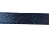 Black Embossed Leather Belt – Size 34