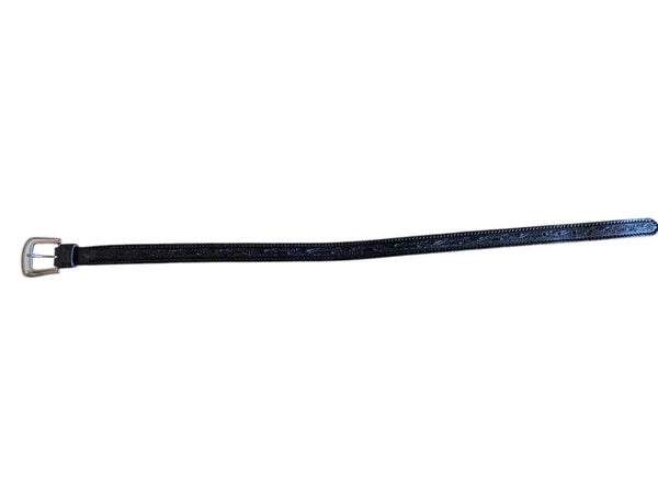 Nocona Black Tooled Leather Western Belt