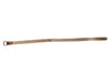 Brown Leather Belt with Braided Centre Detail