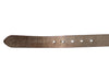 Brown Leather Belt with Braided Centre Detail