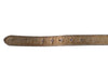 Tan Leather Belt with Silver-Tone Buckle