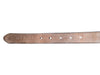 Black Croc-Embossed Leather Belt with Silver-Tone Buckle