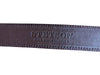 Stetson Full Grain Leather Belt with Rhinestone Heart Buckle
