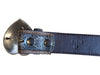 Stetson Full Grain Leather Belt with Rhinestone Heart Buckle