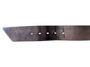 Brown Leather Belt with Metal Buckle