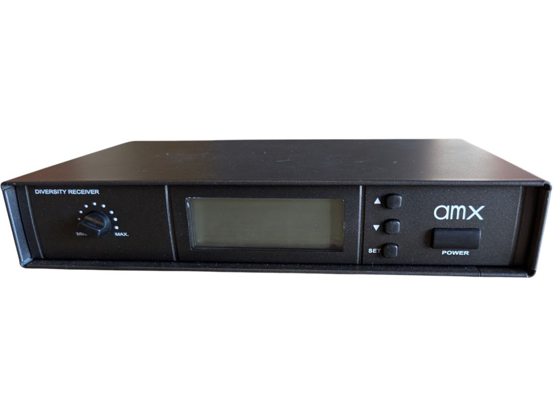 AMX AW-601 UHF Wireless Microphone System with Receiver, Case & Accessories