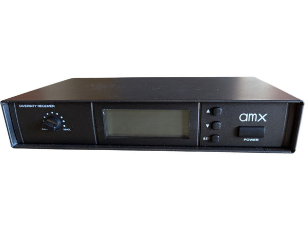 AMX AW-601 UHF Wireless Microphone System with Receiver, Case & Accessories